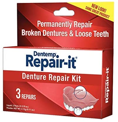Dentemp Denture Repair Kit - 3 ct