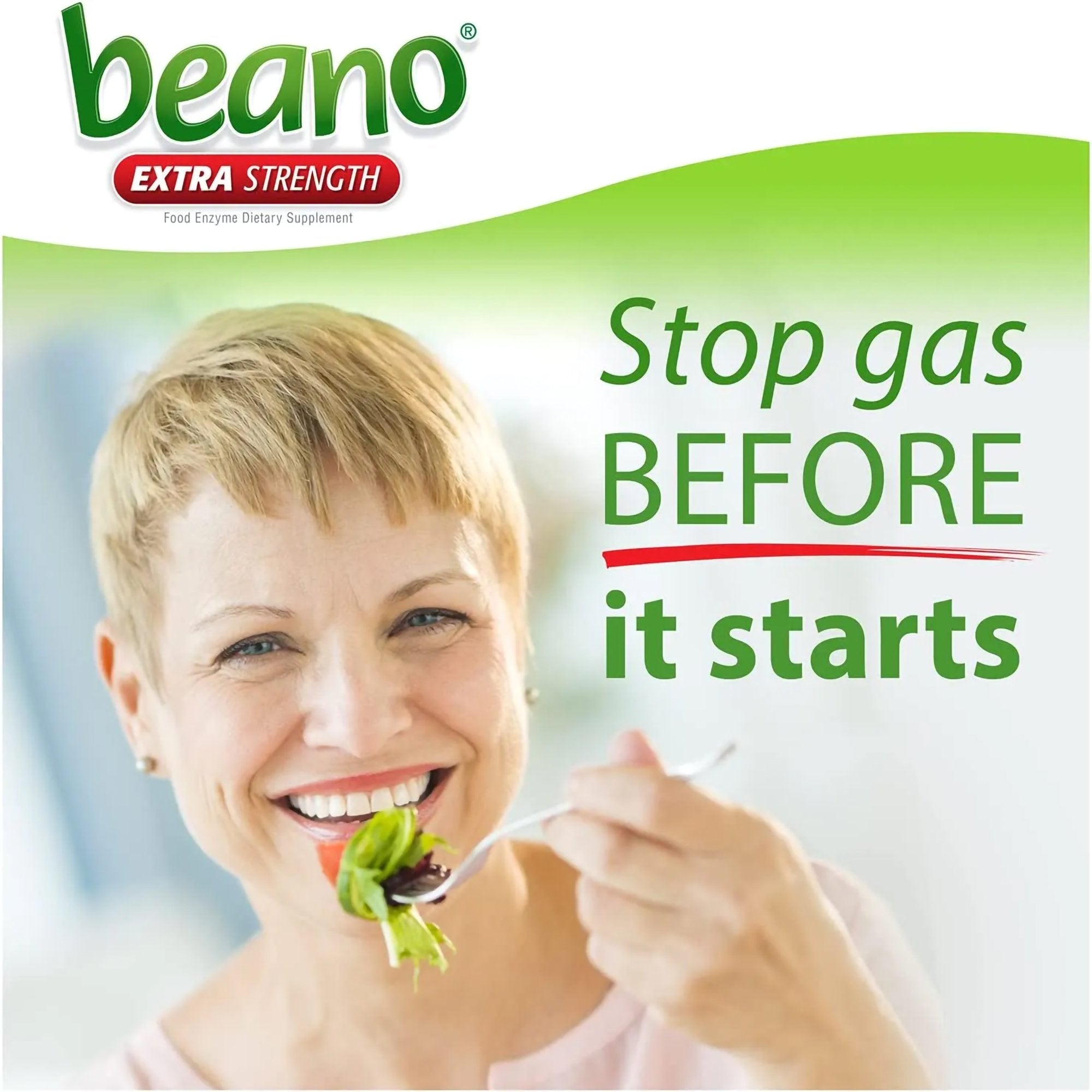 Gas Relief Beano 400 GALU Strength Tablet 100 per Bottle