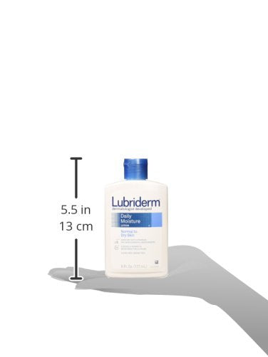 Lubriderm Daily Moisture Unscented Lotion, 6 Oz