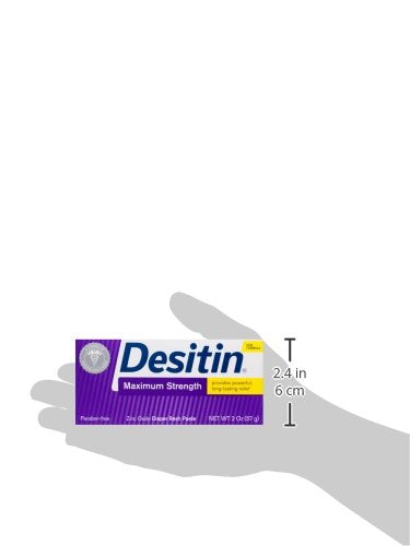 Desitin Maximum Strength, Diaper Rash paste with Zinc Oxide , 2 Oz (57 g)