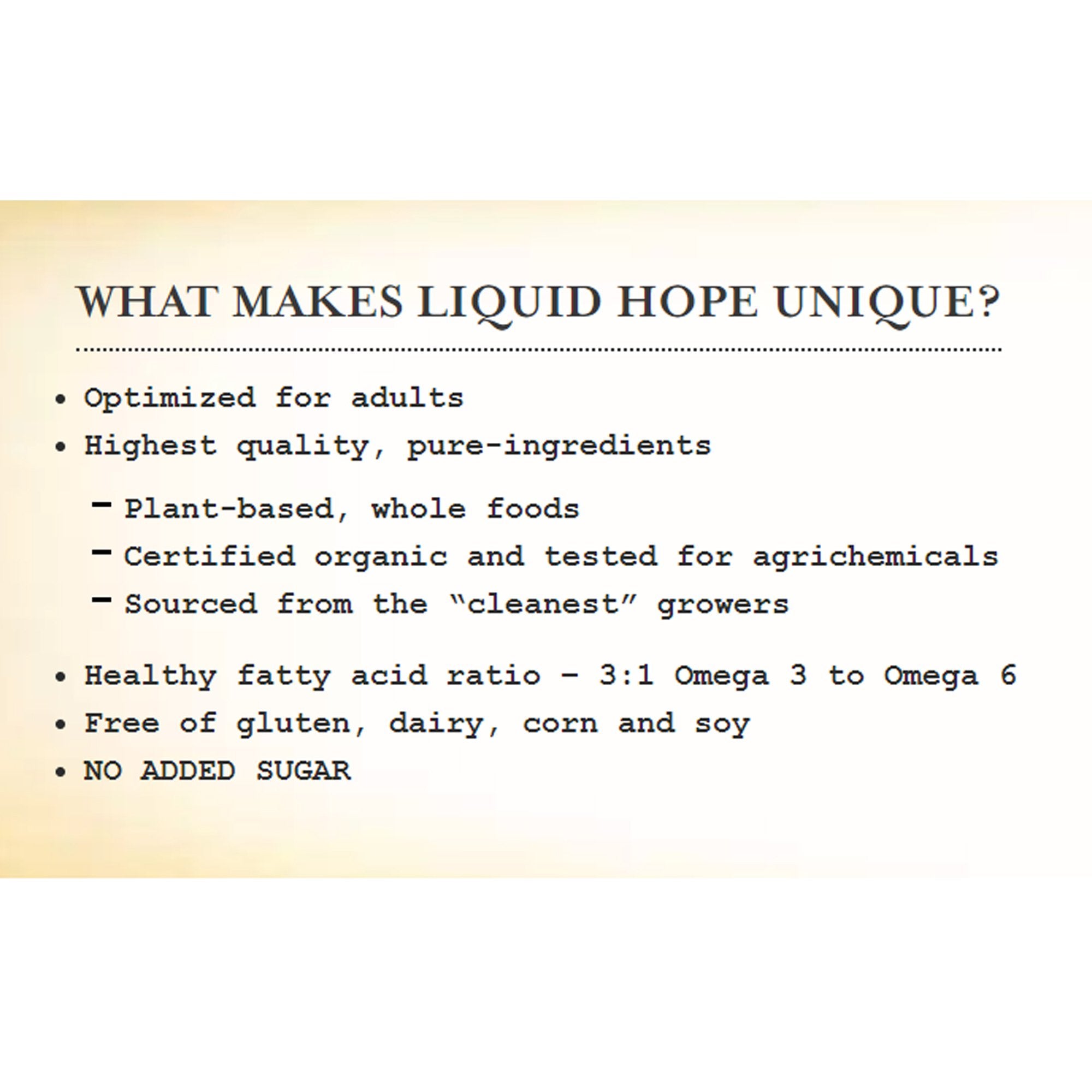 Oral Supplement Liquid Hope Unflavored Liquid 12 oz. Pouch