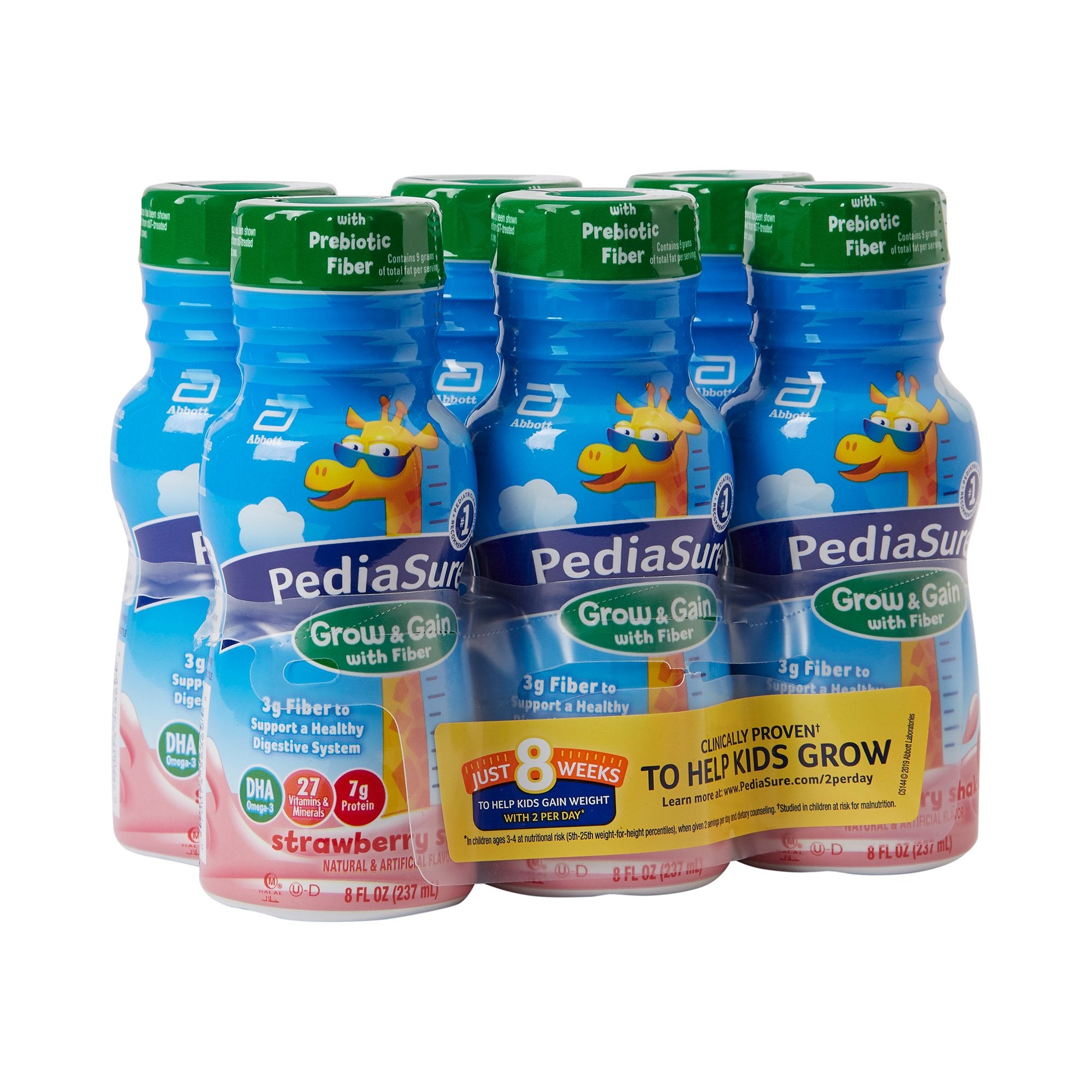 Pediatric Oral Supplement PediaSure Grow & Gain with Fiber 8 oz. Bottle Liquid Fiber