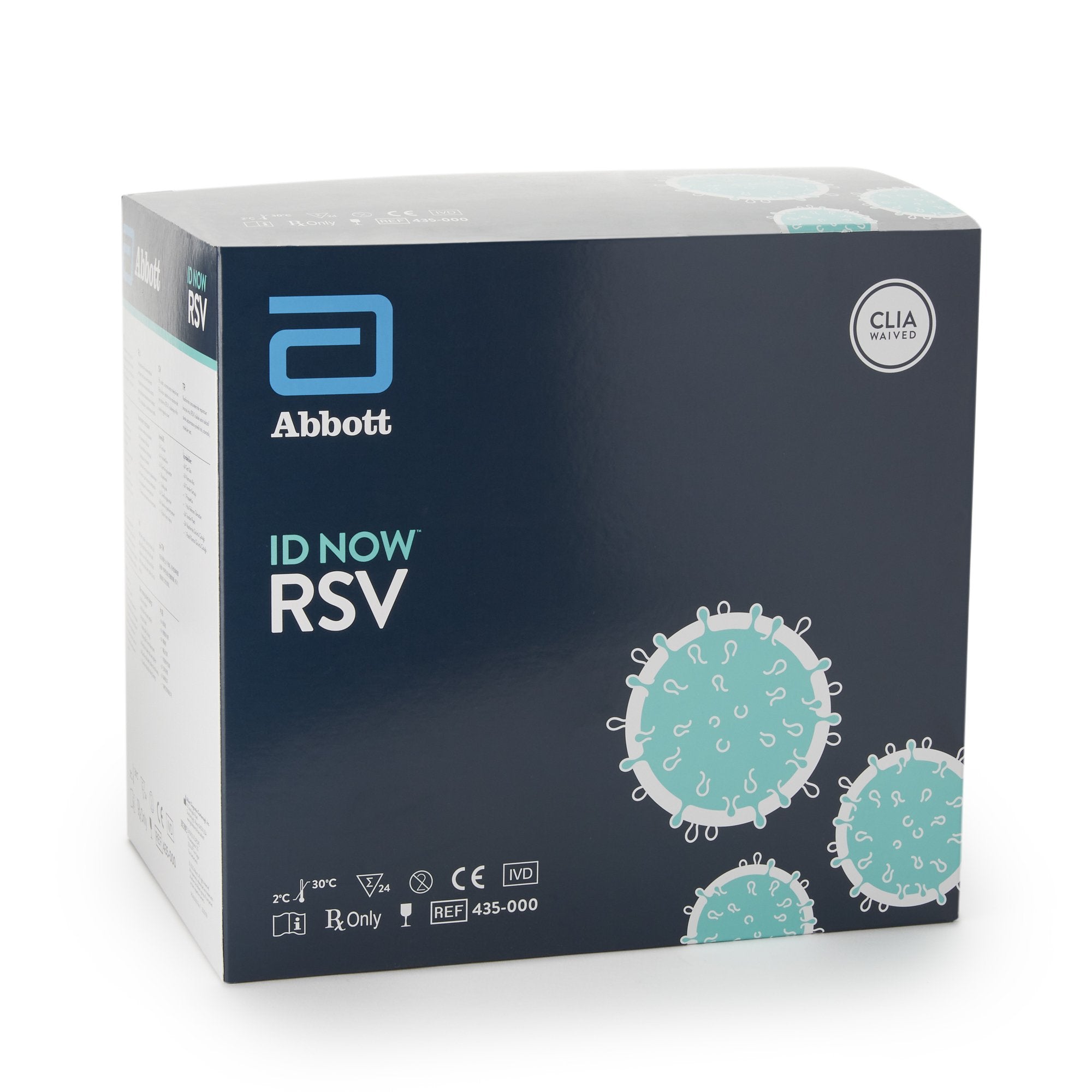 Respiratory Test Kit ID NOW Molecular Diagnostic Respiratory Syncytial Virus Test (RSV) Nasopharyngeal Swab Sample 24 Tests CLIA Waived