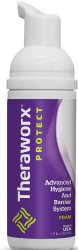 Rinse-Free Cleanser Theraworx Protect Advanced Hygiene and Barrier System Foaming 1.7 oz. Pump Bottle Lavender Scent