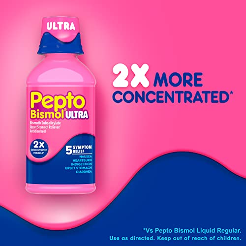 Pepto-Bismol Max 5 Symptom Relief, Including Upset Stomach & Diarrhea 4 Oz