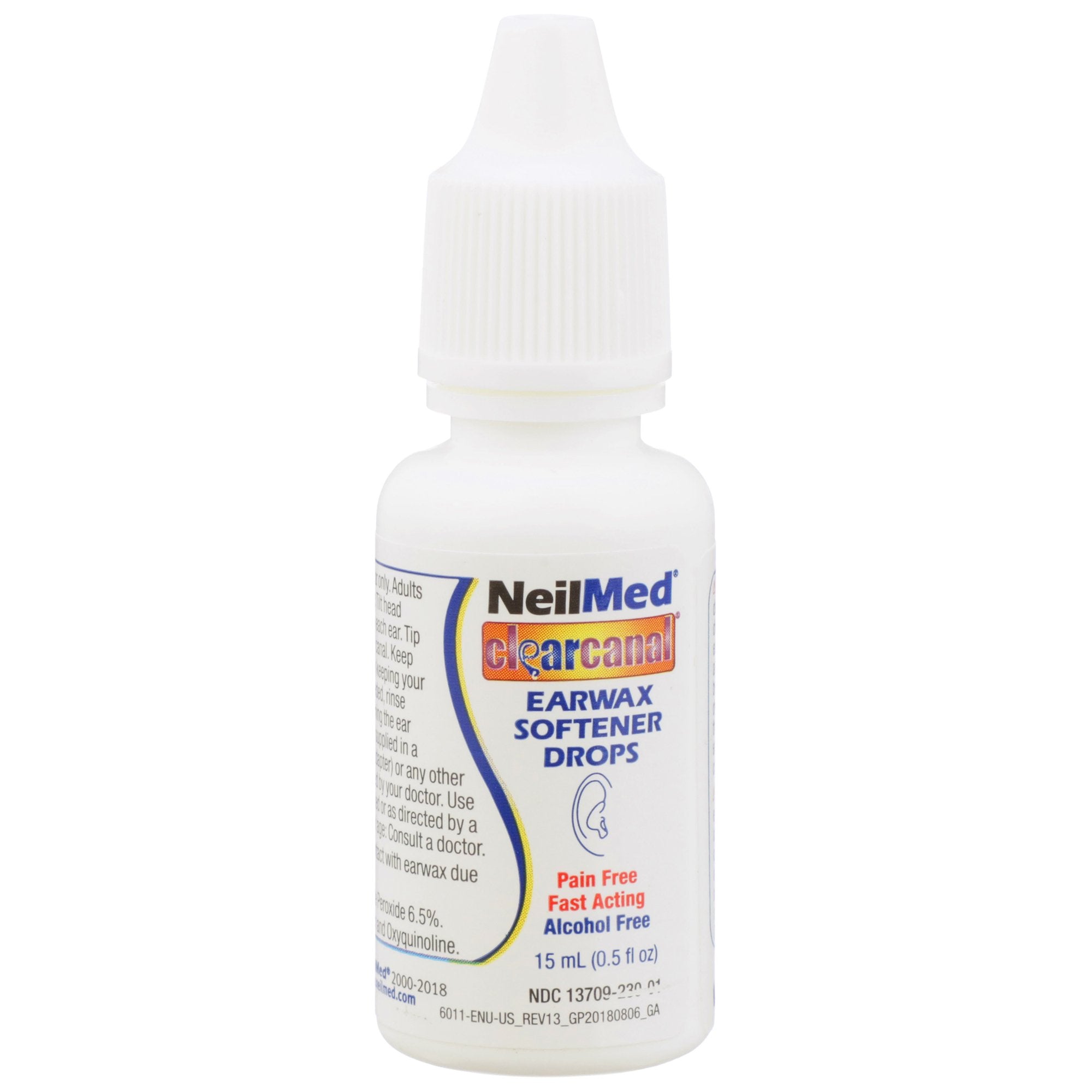 Ear Wax Remover NeilMed 0.5 oz. Otic Drops 6.5% Strength Carbamide Peroxide