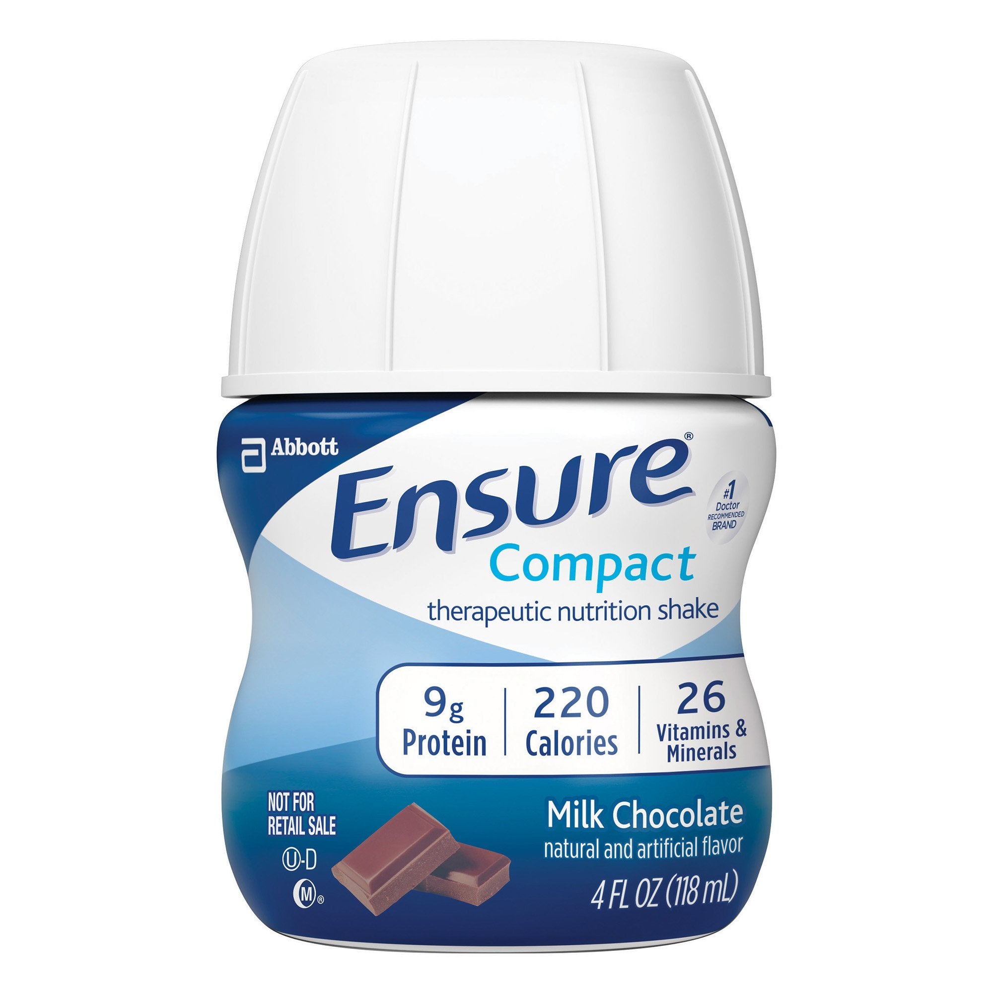 Oral Supplement Ensure Compact Therapeutic Nutrition Shake Milk Chocolate Flavor Liquid 4 oz. Bottle