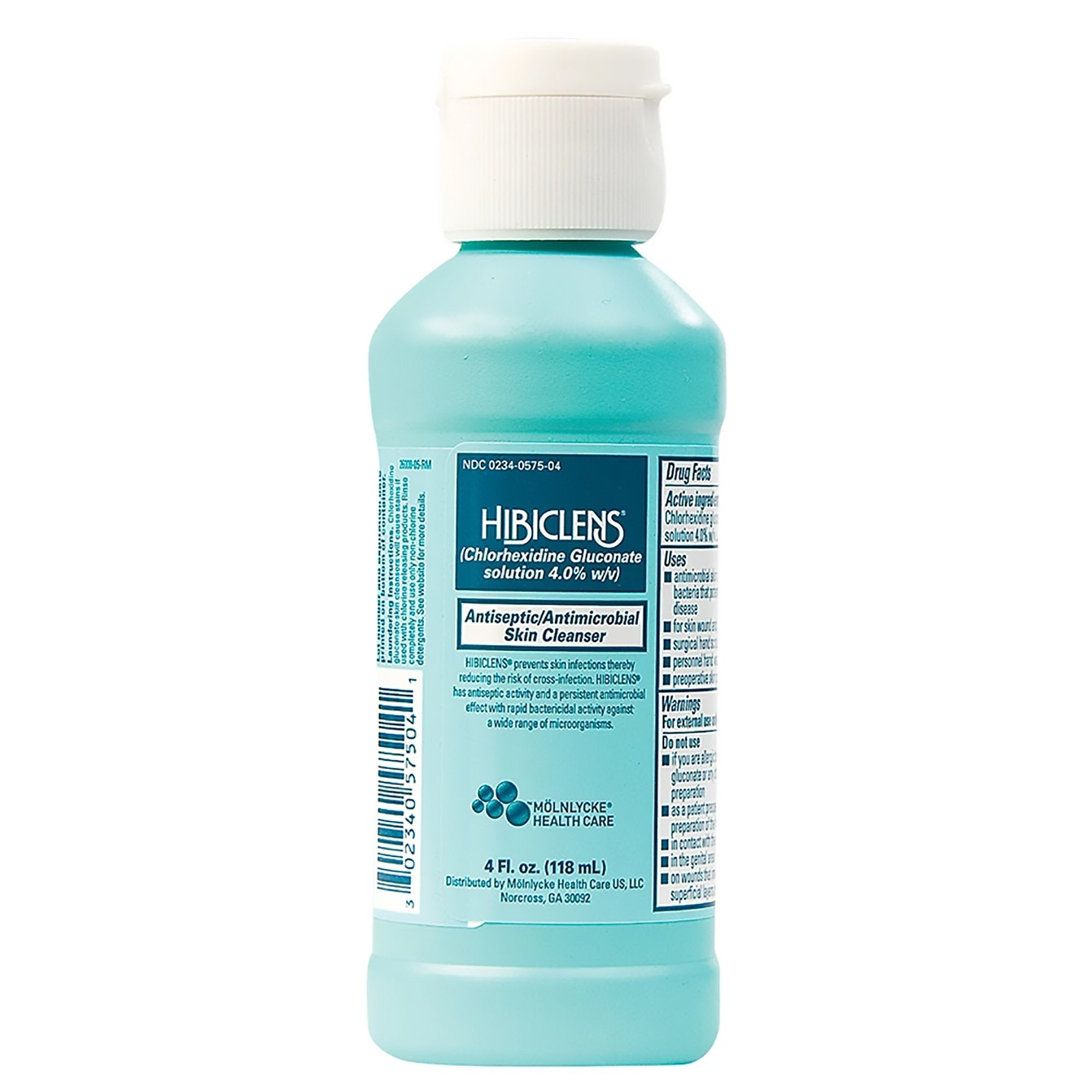 Antiseptic / Antimicrobial Skin Cleanser Hibiclens 4 oz. Bottle 4% Strength CHG (Chlorhexidine Gluconate) NonSterile