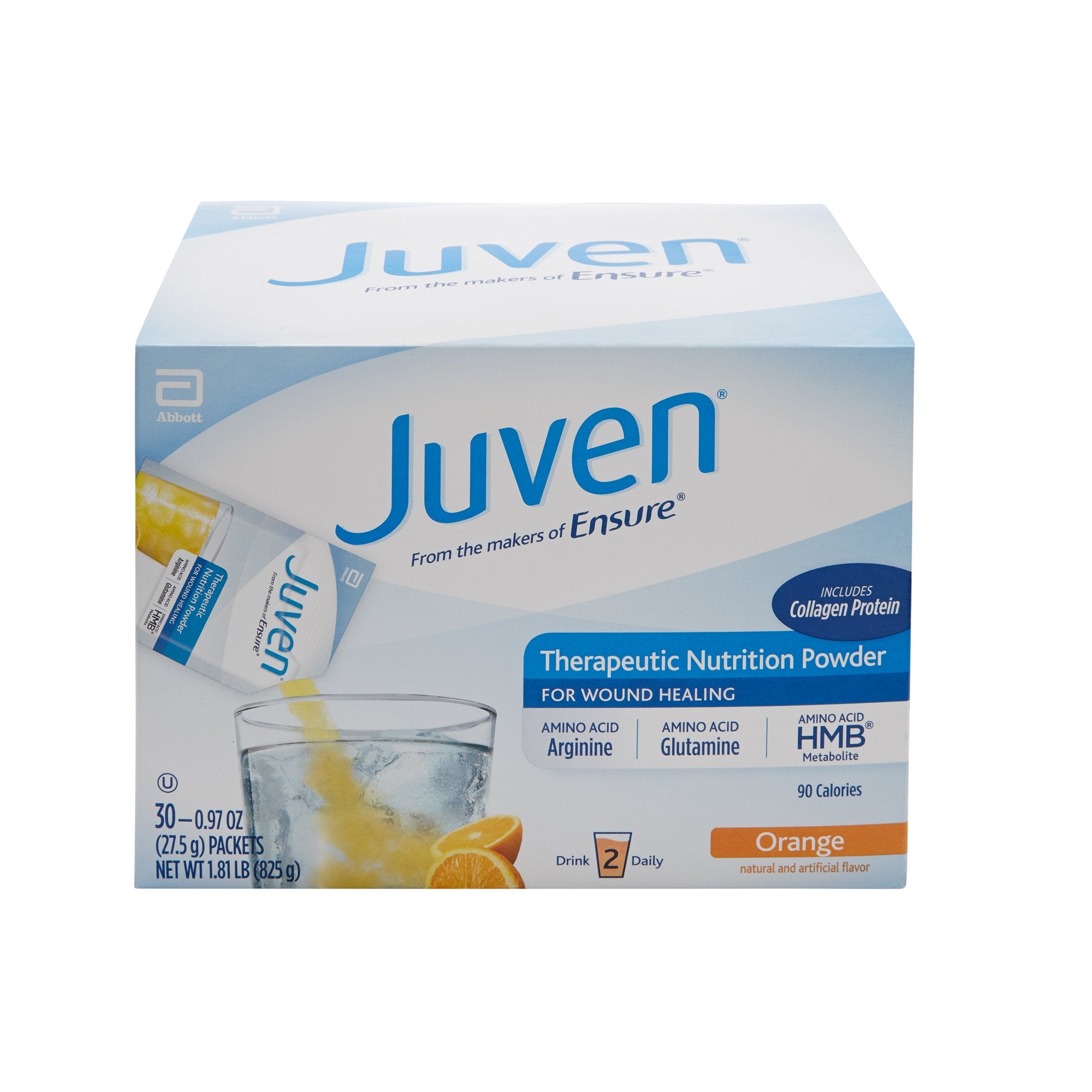 Oral Supplement Juven Orange Flavor Powder 0.97 oz. Individual Packet