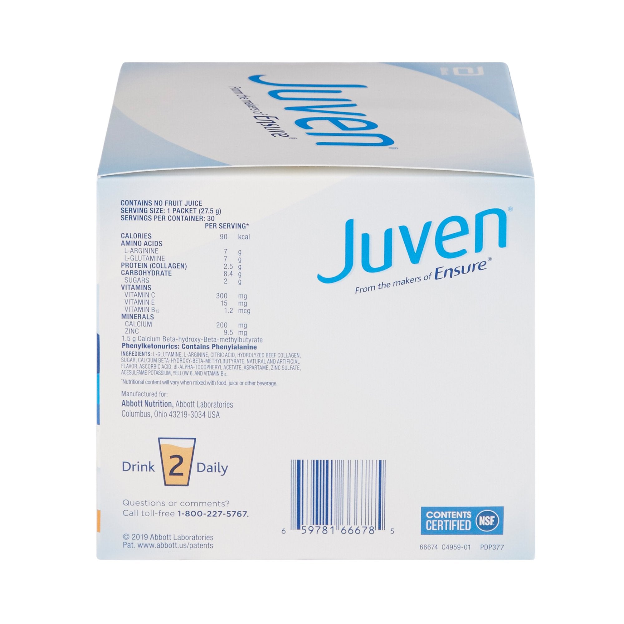 Oral Supplement Juven Orange Flavor Powder 0.97 oz Individual Packet