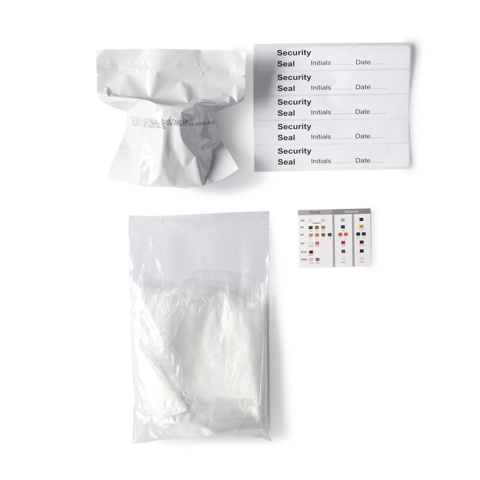 Drugs of Abuse Test Kit McKesson 12-Drug Panel with Adulterants AMP, BAR, BZO, COC, mAMP/MET, MDMA, MOP300, MTD, OXY, PCP, TCA, THC (OX, pH, SG) Urine Sample 25 Tests CLIA Waived