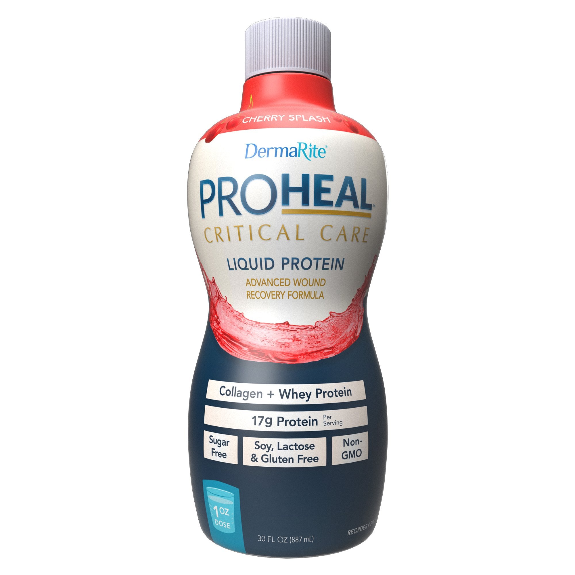 Oral Supplement ProHeal Critical Care Cherry Splash Flavor Liquid 30 oz. Bottle