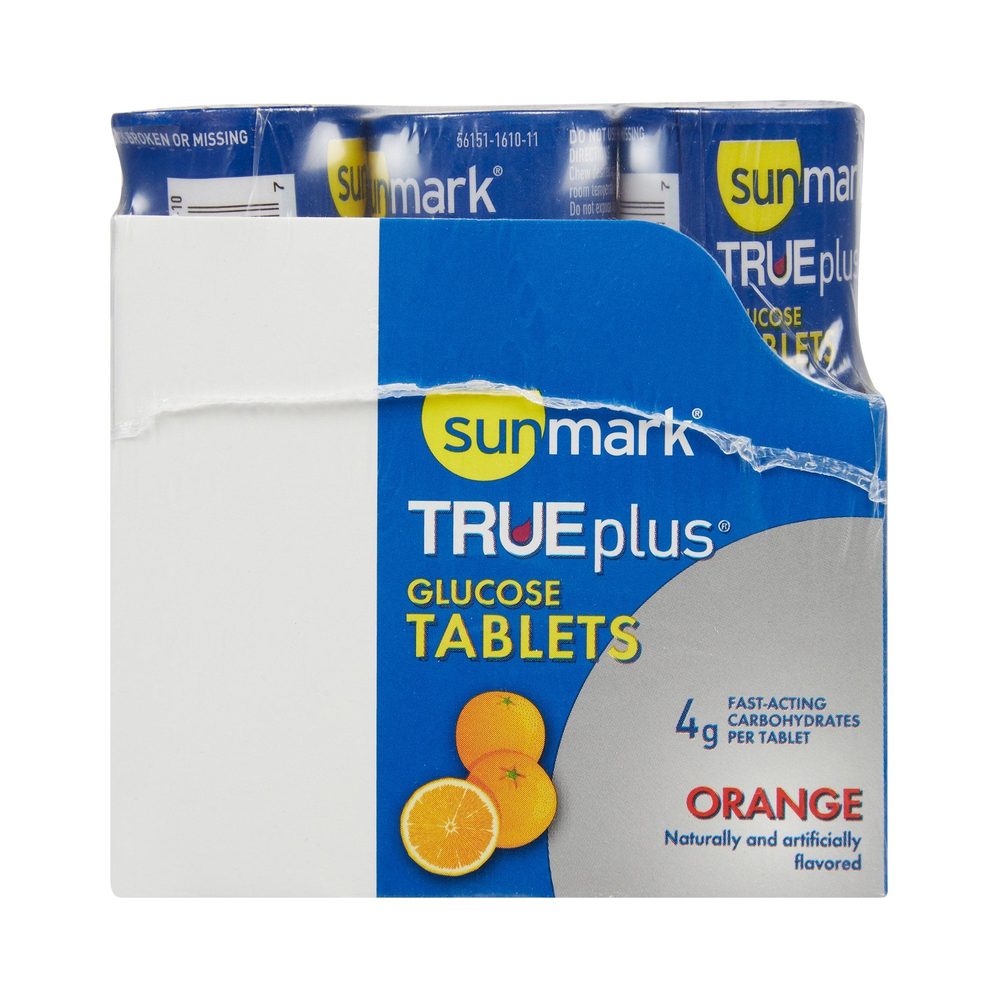 Glucose Supplement sunmark TRUEplus 10 per Bottle Chewable Tablet Orange Flavor