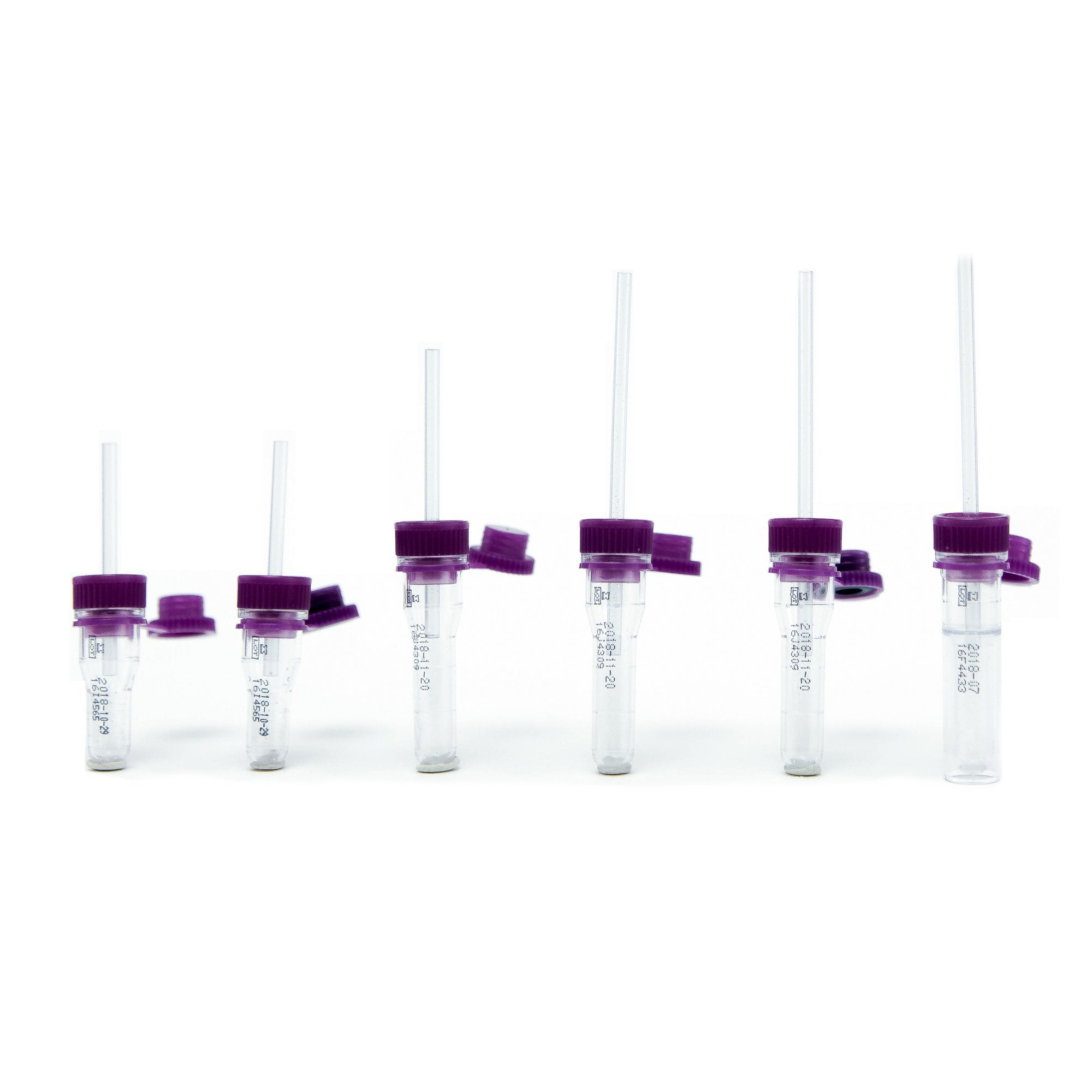 Safe-T-Fill Capillary Blood Collection Tube Whole Blood Tube K2 EDTA Additive 1.1 mm Diameter 125 L Purple Pierceable Attached Cap Plastic Tube