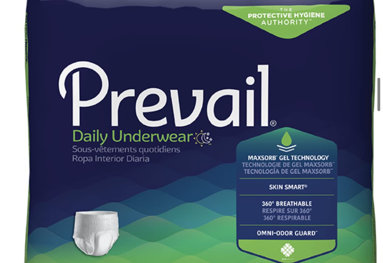 Prevail Super Plus Absorbency Underwear Size: Large