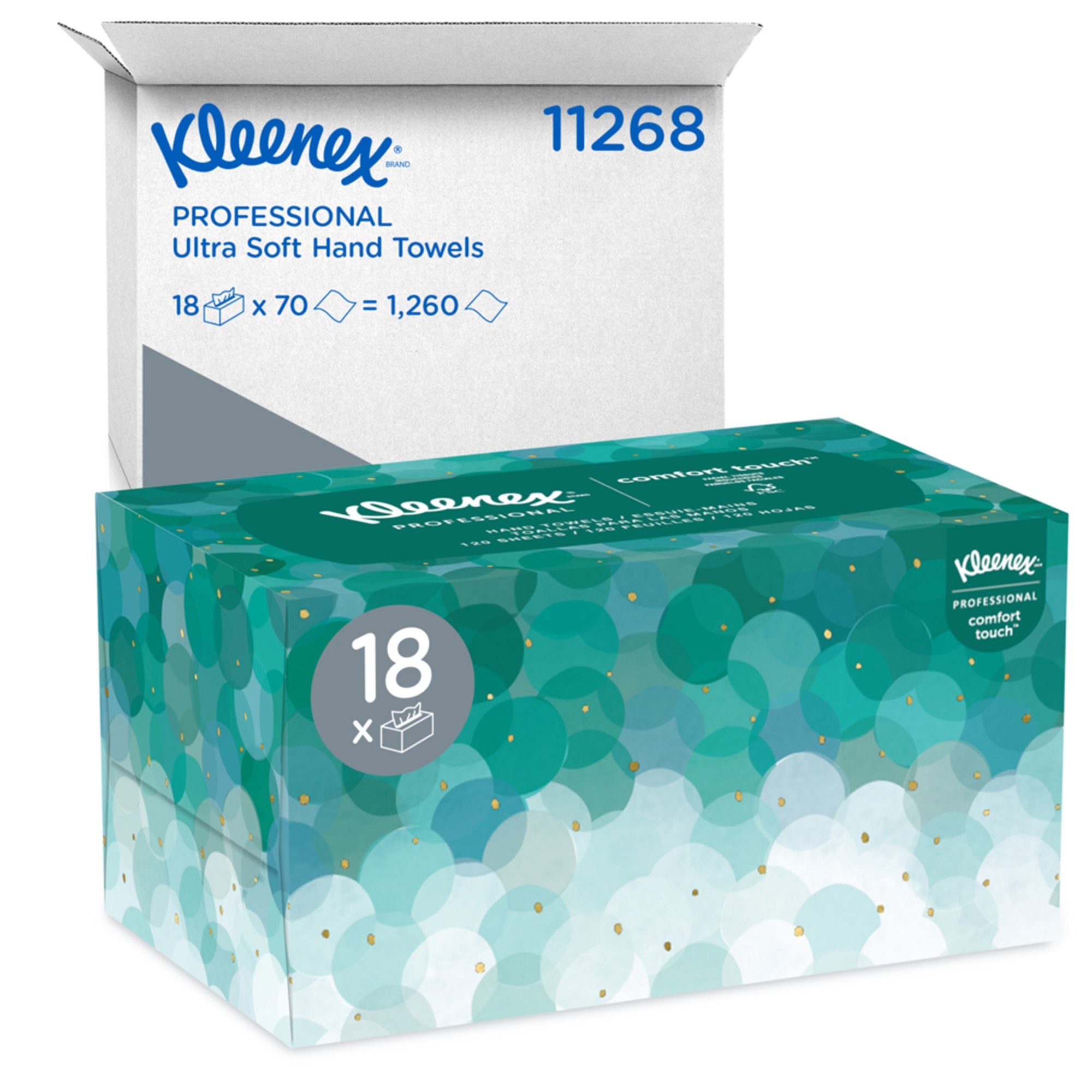 Guest Towel Pop Up Box Kleenex Ultra Soft Pop Up 9 X 10-1/2 Inch