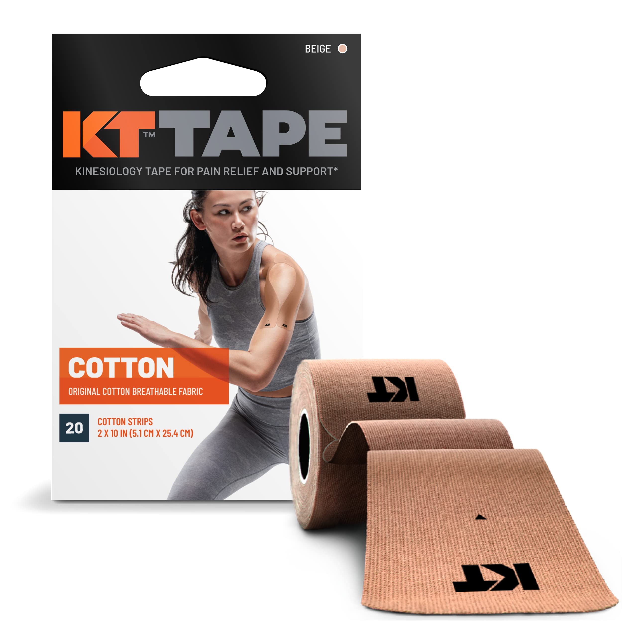 KT Tape Original Cotton Precut Beige