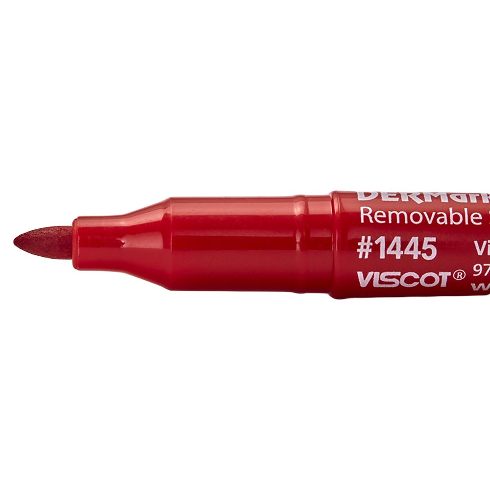 Skin Marker EZ Removable Ink Mini Red Regular Tip NonSterile