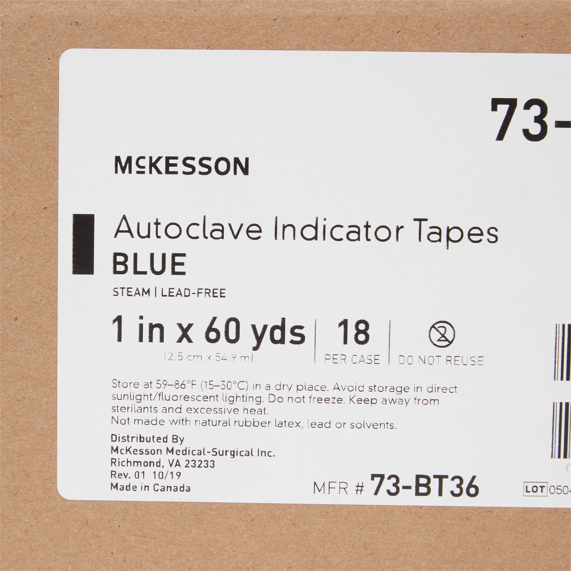 Steam Indicator Tape McKesson 1 Inch X 60 Yard Steam