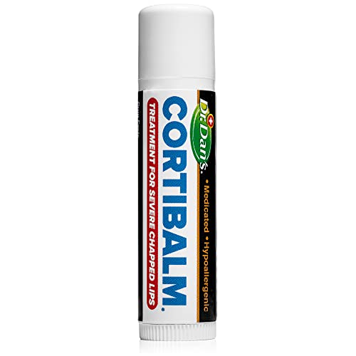 Dr. Dan's Cortibalm - 1 Pack - for Dry Cracked Lips - Healing Lip Balm for Severely Chapped Lips - Designed for Men, Women and Children