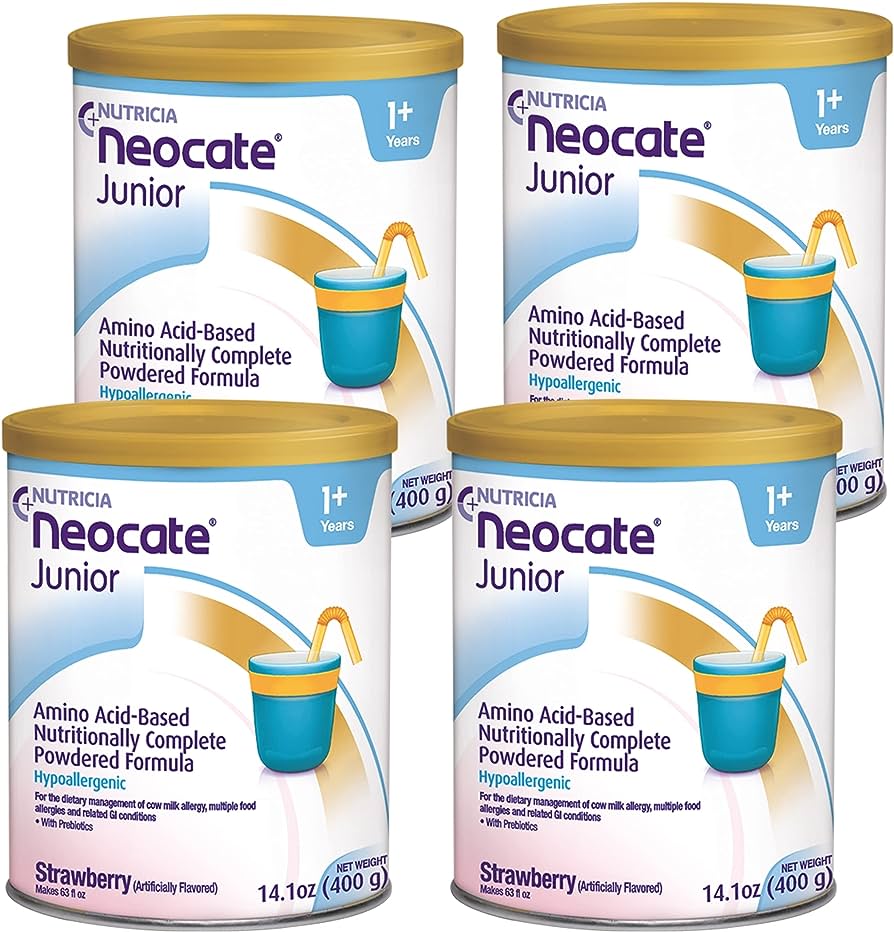 Pediatric Oral Supplement Neocate Junior with Prebiotics 14.1 oz. Can Powder Amino Acid Food Allergies