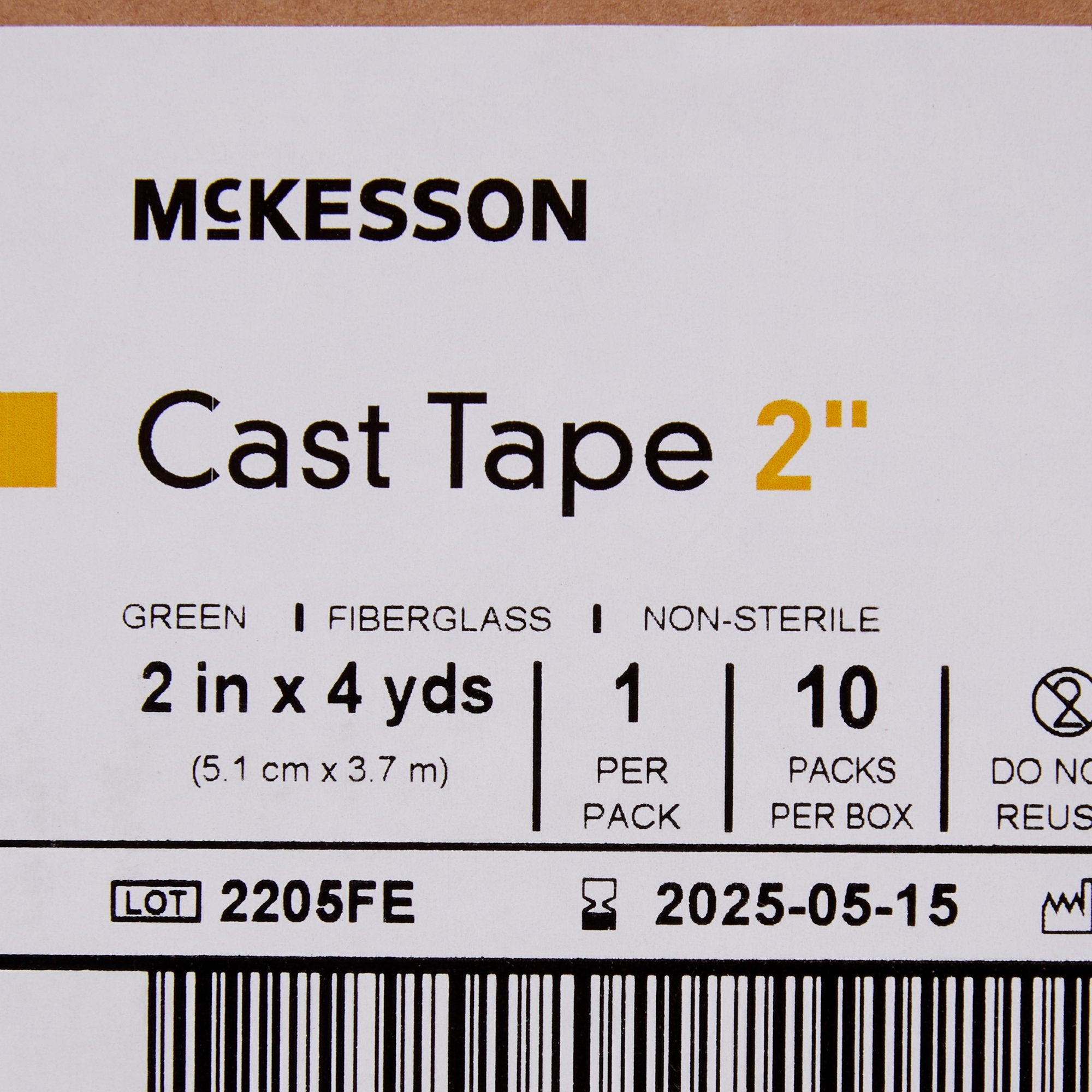 Cast Tape McKesson 2 Inch X 12 Foot Fiberglass Green