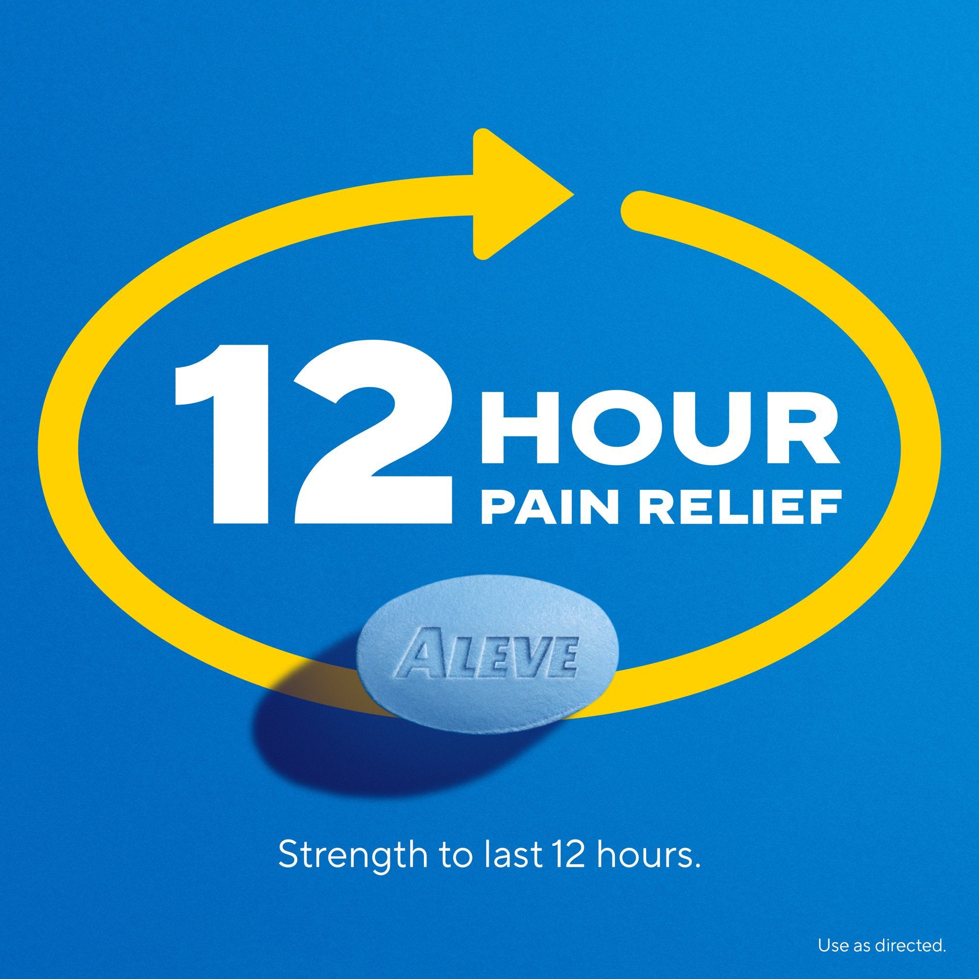 Pain Relief Aleve 220 mg Strength Naproxen Sodium Tablet 90 per Bottle