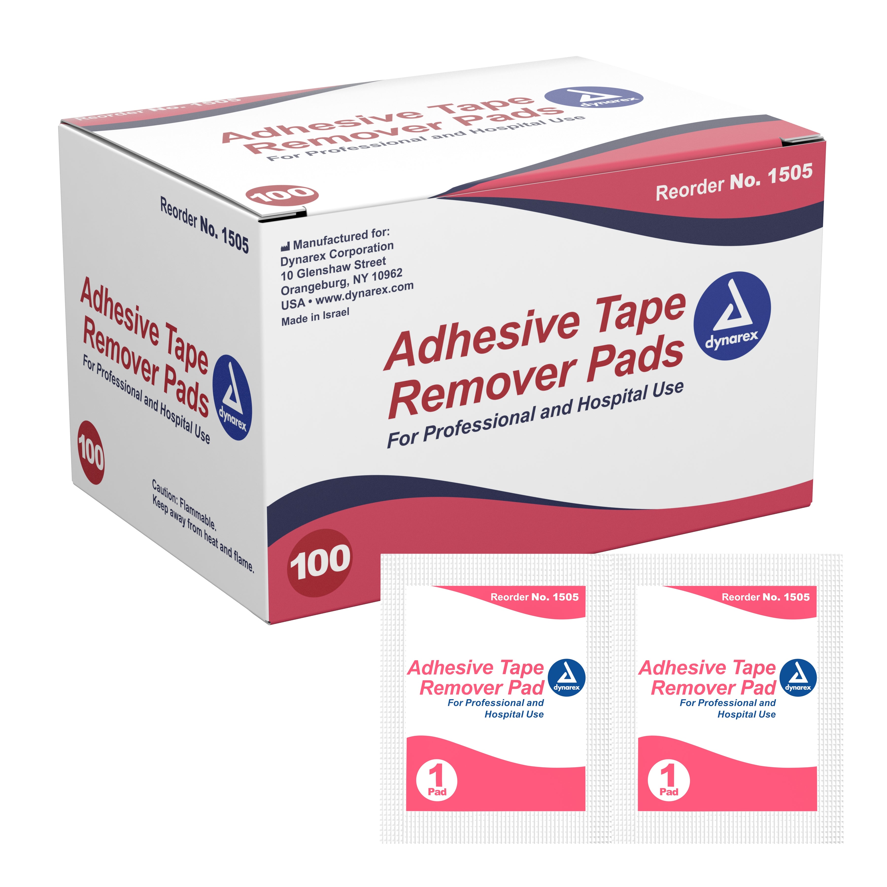 Adhesive Remover Pad 100 per Pack