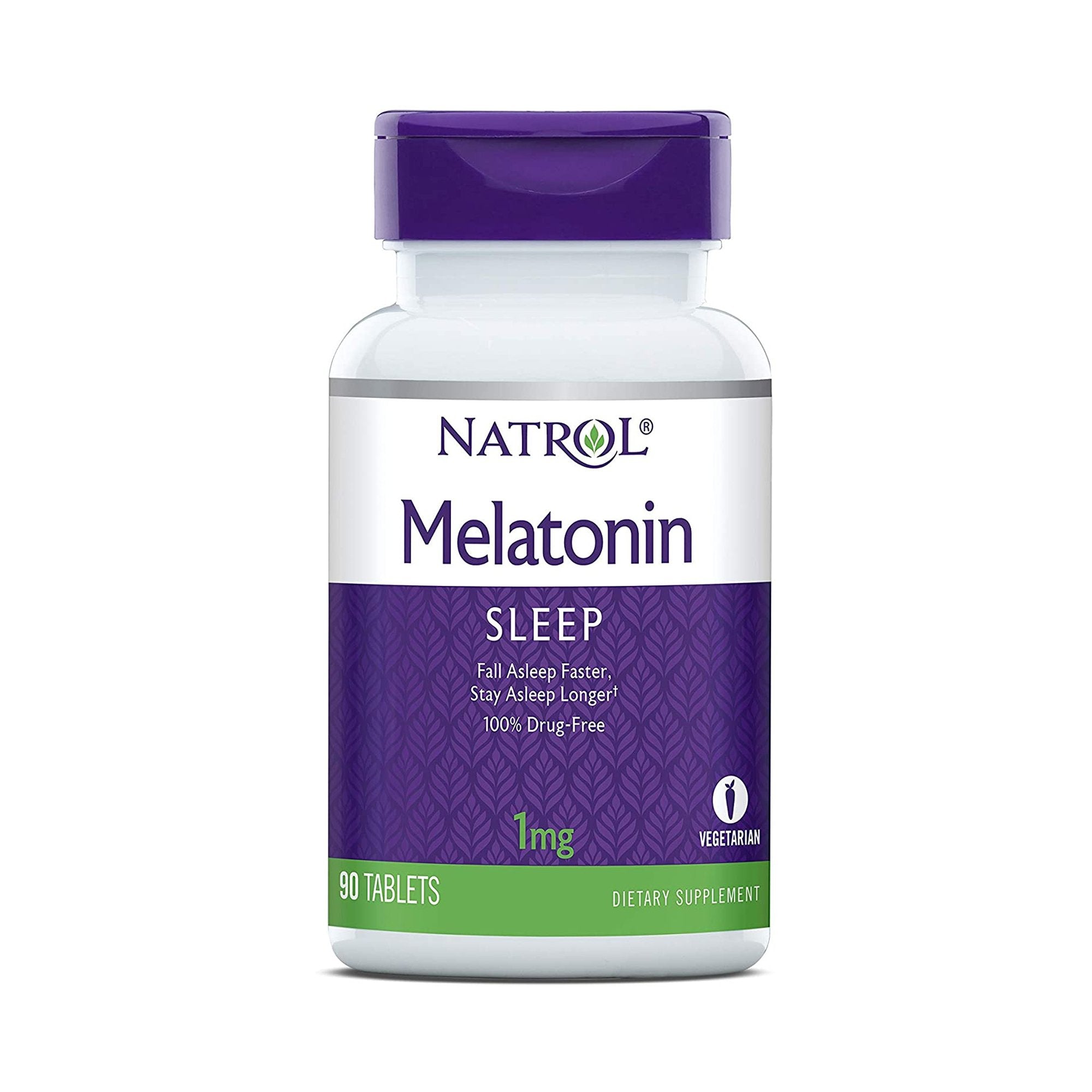 Natural Sleep Aid Natrol 90 per Bottle Tablet 1 mg Strength
