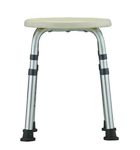 NOVA Medical Products Bath Stool White 1 Count (Pack of 1)