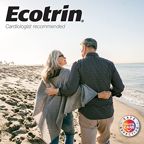 Ecotrin Regular Strength Aspirin, Arthritis Pain Relief, 325mg Regular Strength, 125 Safety Coated Tablets