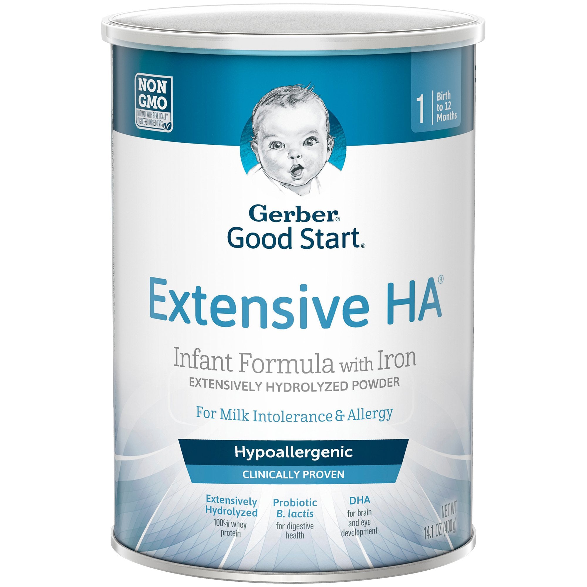 Infant Formula Gerber Good Start Extensive HA 14.1 oz. Can Powder Whey Protein Cow's Milk Allergy