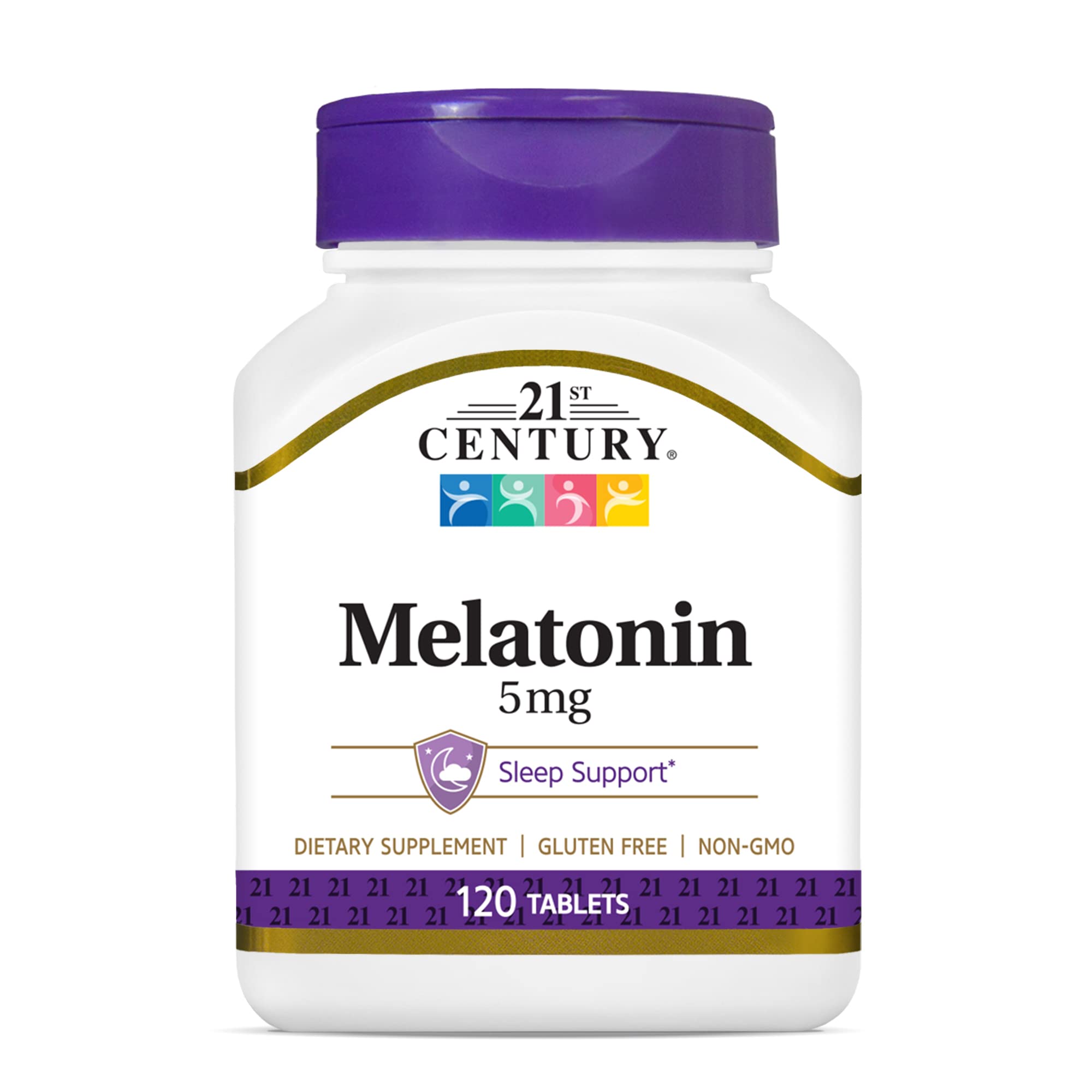 21st Century Melatonin 5 mg Tablets, 120 Count