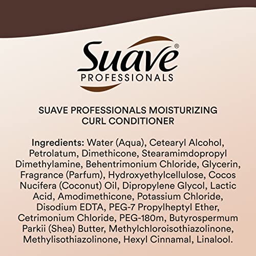 Professionals Natural Shea Butter Coconut Moisturizing Curl Conditioner 16.5 fl oz
