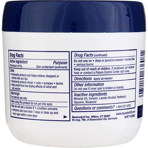 Aquaphor Healing Skin Ointment 14 oz (Pack of 4)