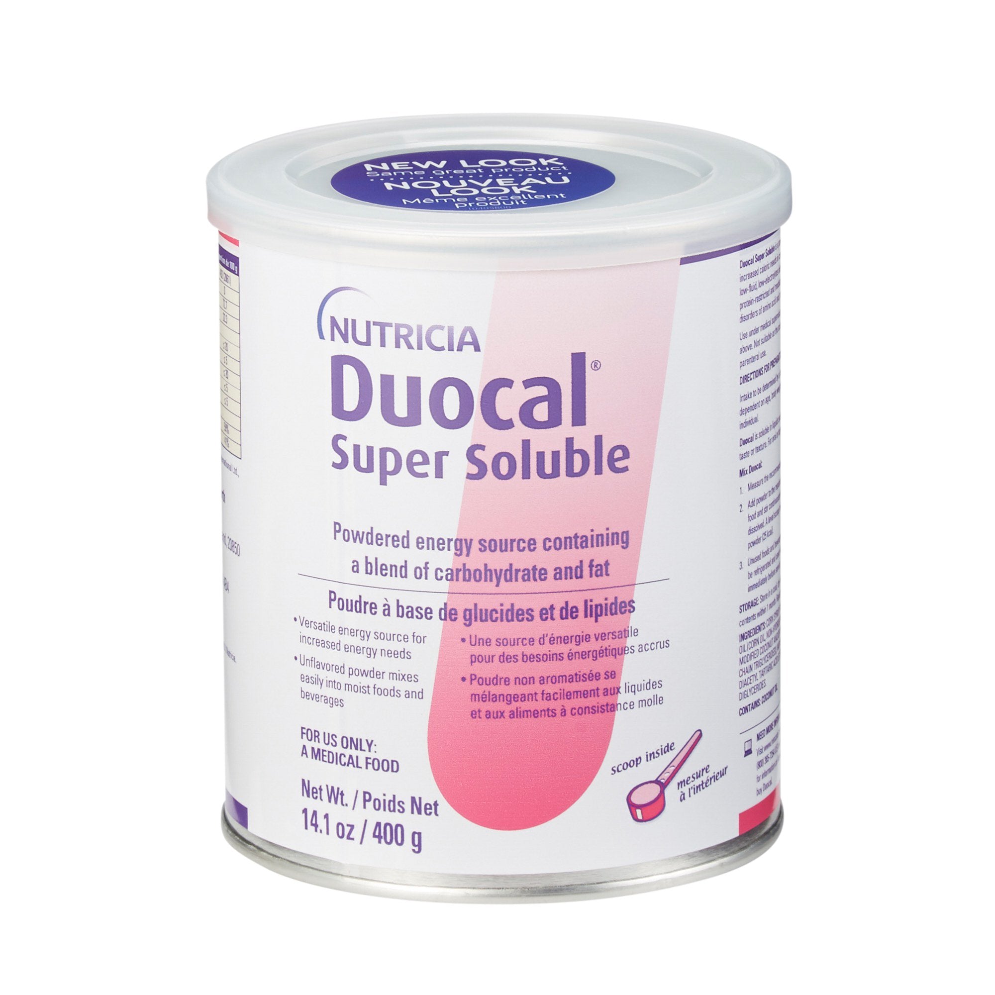 Oral Supplement Duocal Unflavored Powder 14 oz. Can
