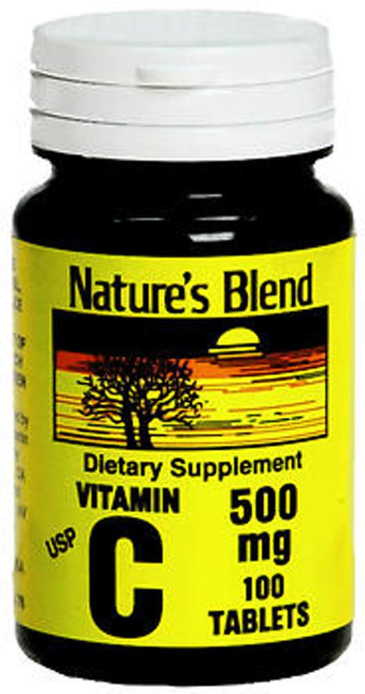 Nature's Blend Vitamin C 500 mg 100 Tablets