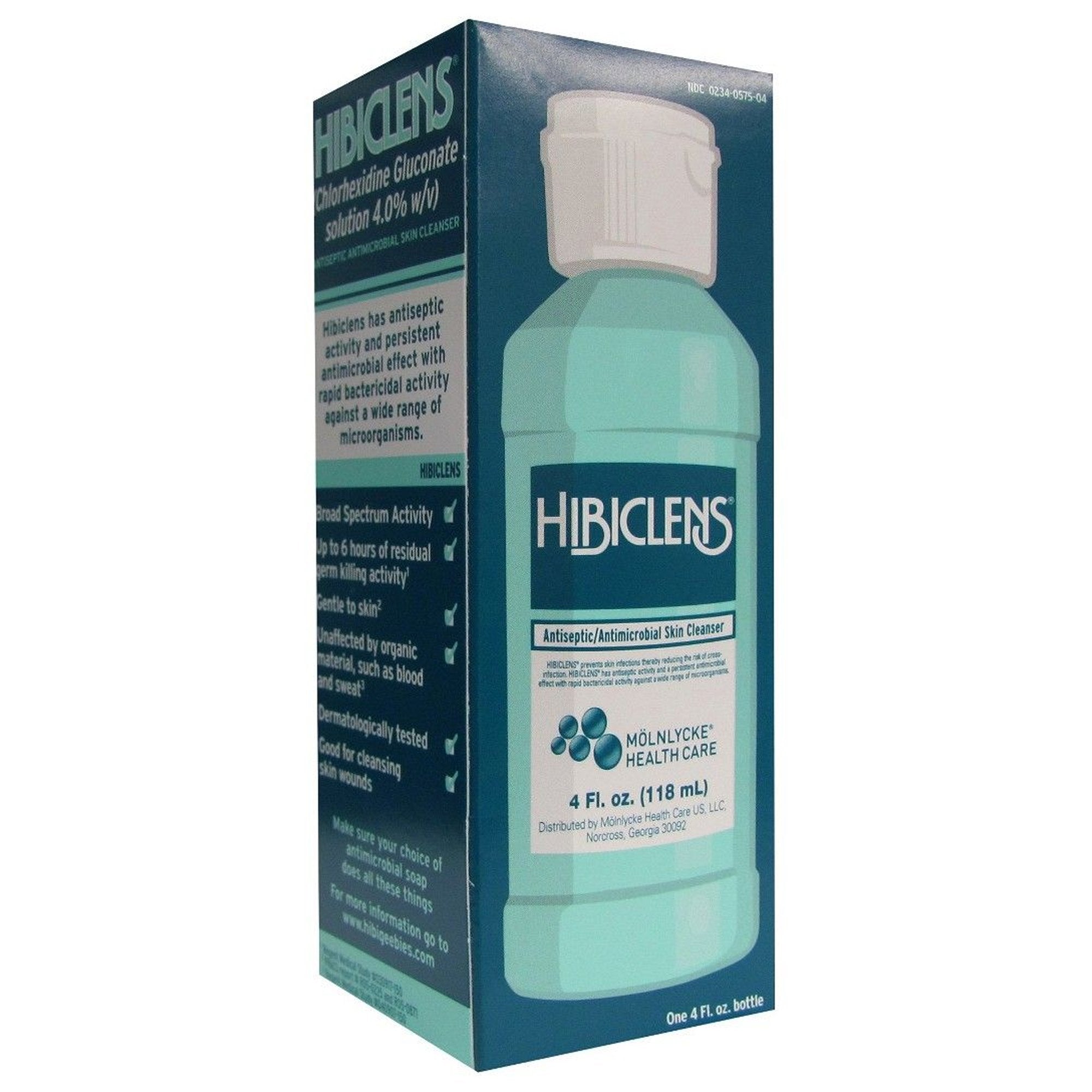 Antiseptic / Antimicrobial Skin Cleanser Hibiclens 4 oz. Bottle 4% Strength CHG (Chlorhexidine Gluconate) NonSterile