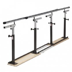 Parallel Bars Stainless Steel Handrail, Folding, Width Adjustable 10 Foot X 16 to 24 X 28 to 41 Inch