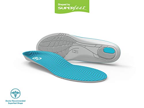 Superfeet All Day Insole Teal SM (US Men's 5.58, Women's 6.59) Medium