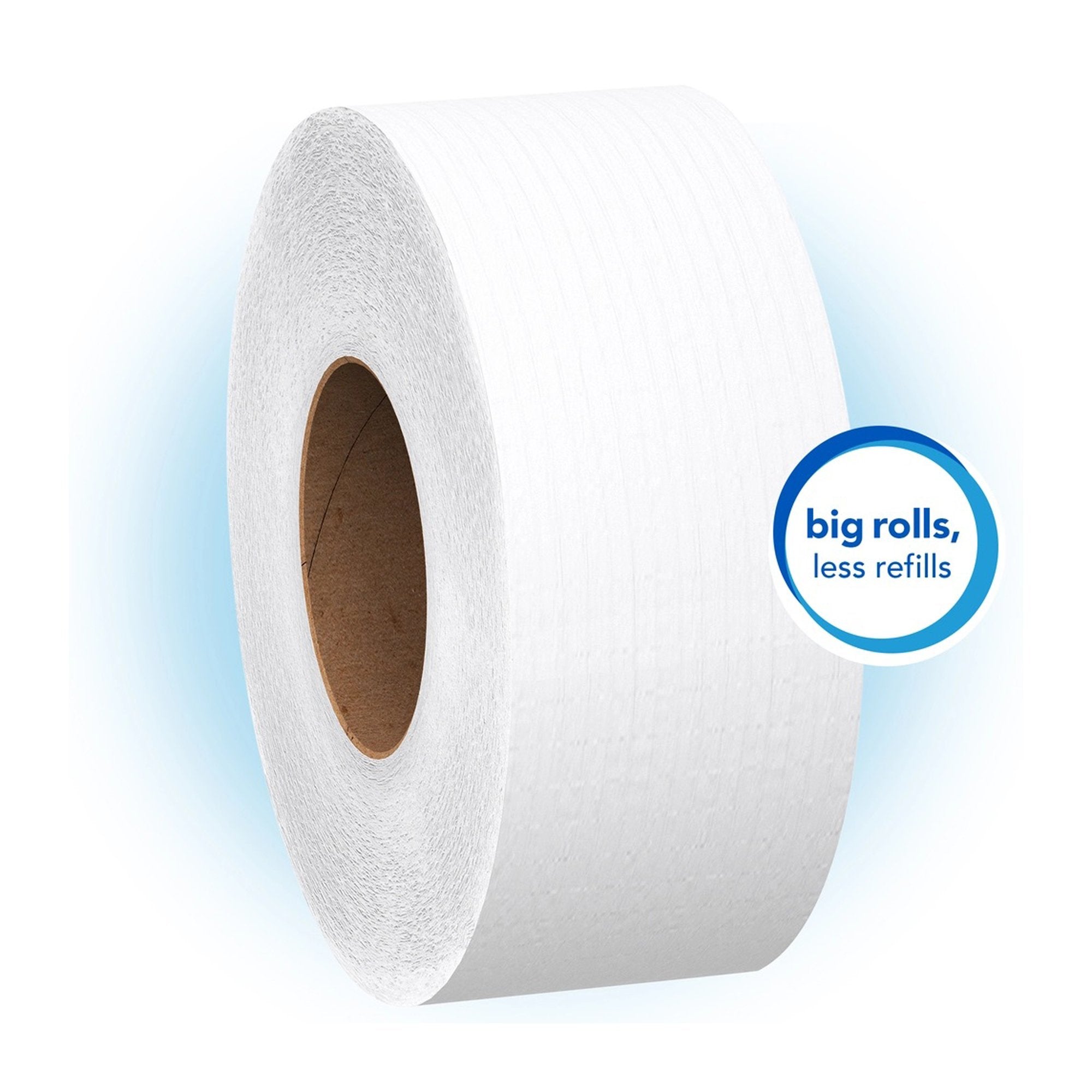 Toilet Tissue Scott Essential Extra Soft JRT White 2-Ply Jumbo Size Cored Roll Continuous Sheet 3-11/20 Inch X 750 Foot