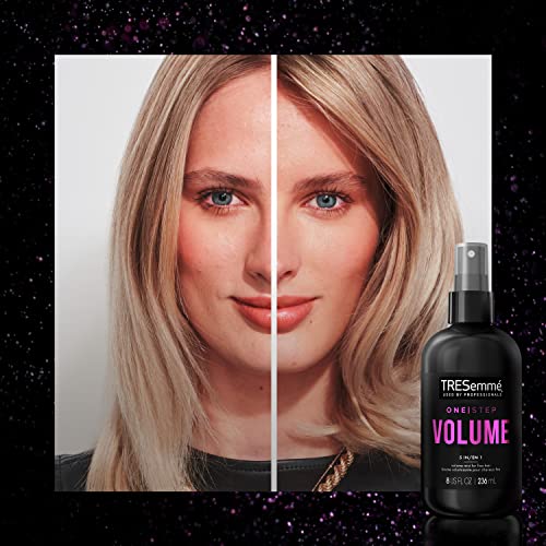 TRESemm One Step 5-in-1 Volumizing Hair Styling Mist For Fine Hair One Step Volume Hair Care Product for Soft, Weightless Volume 8 oz