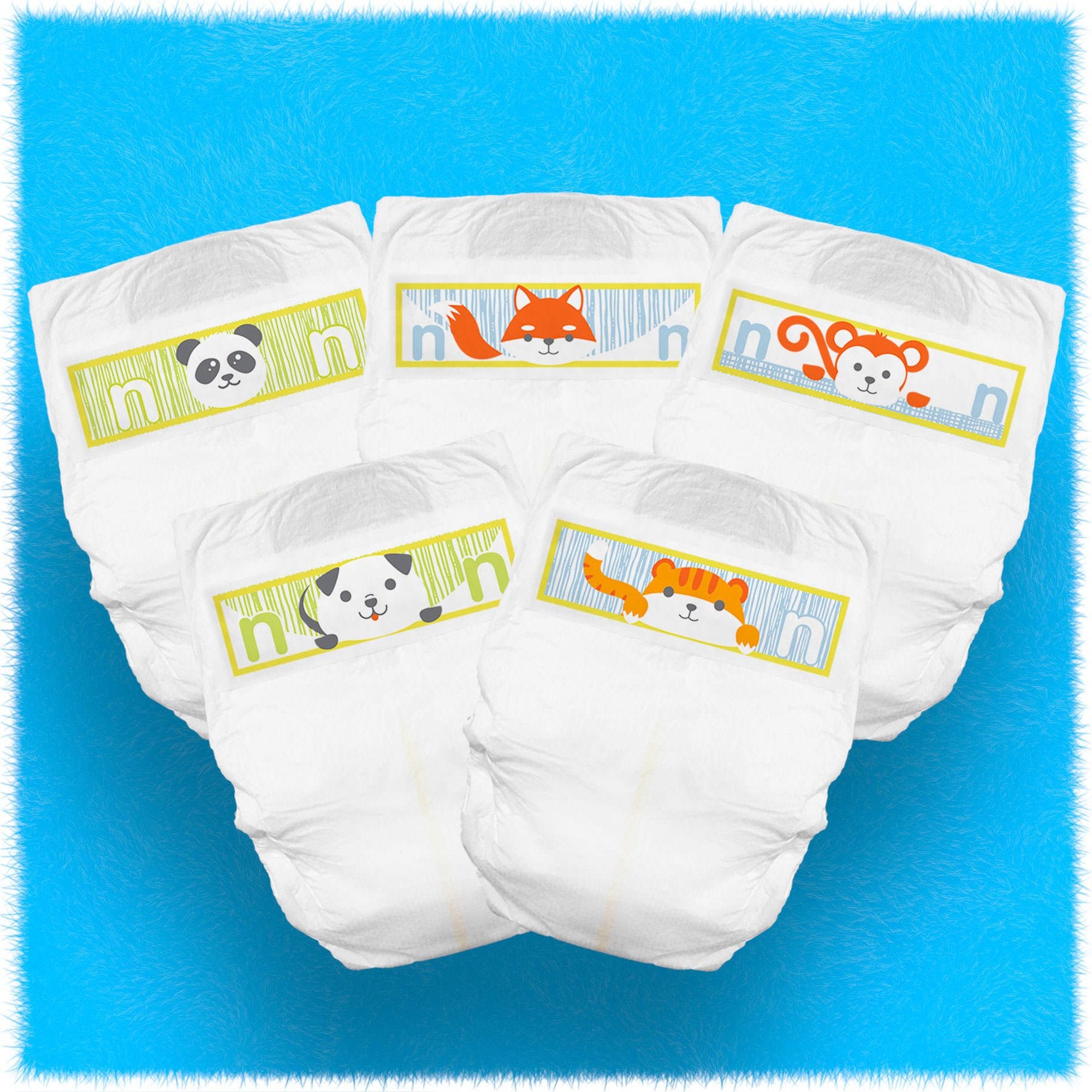 Unisex Baby Diaper Cuties Newborn Disposable Heavy Absorbency