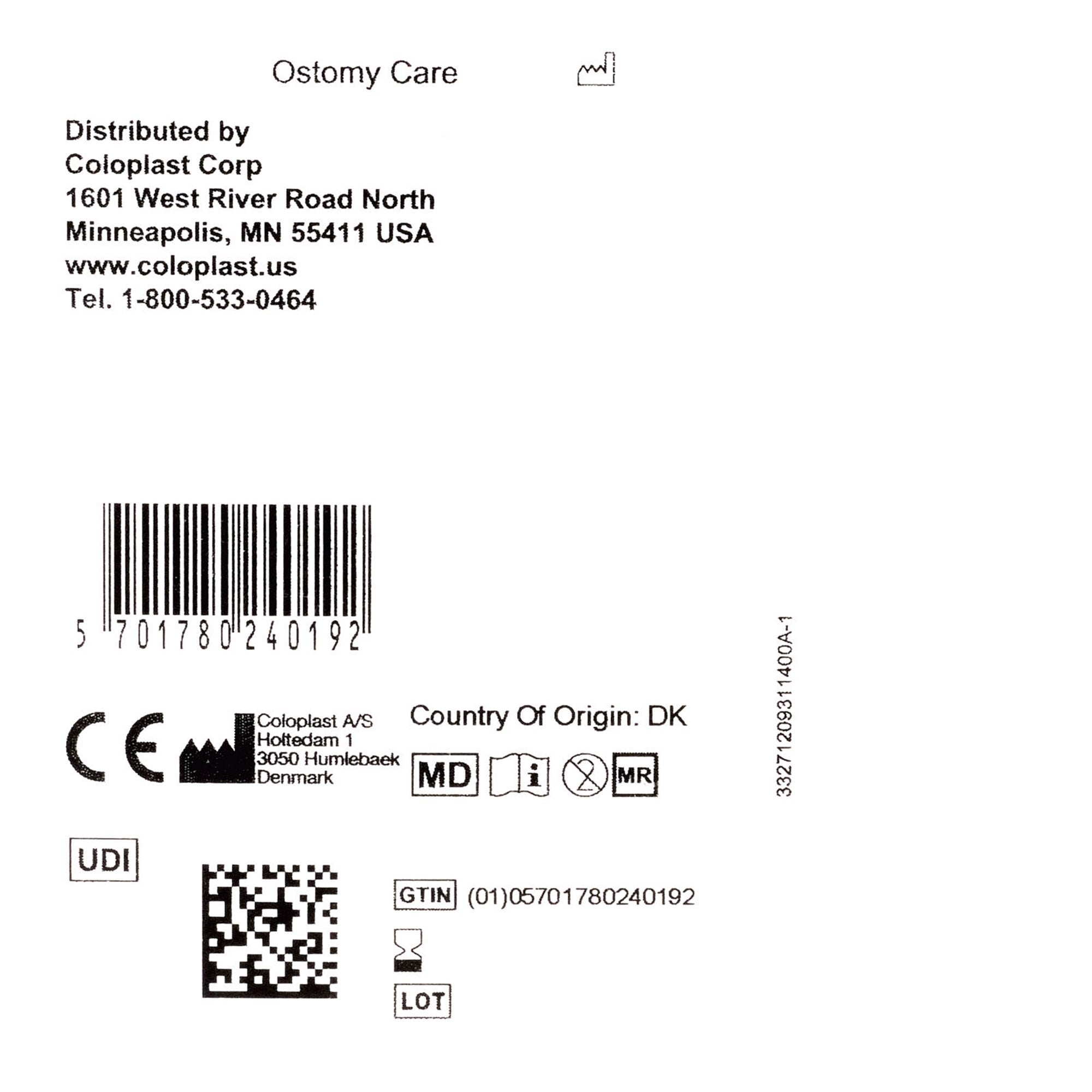 Ostomy Seal Brava Convex, Starter Hole 1-3/8 Inch (35mm)