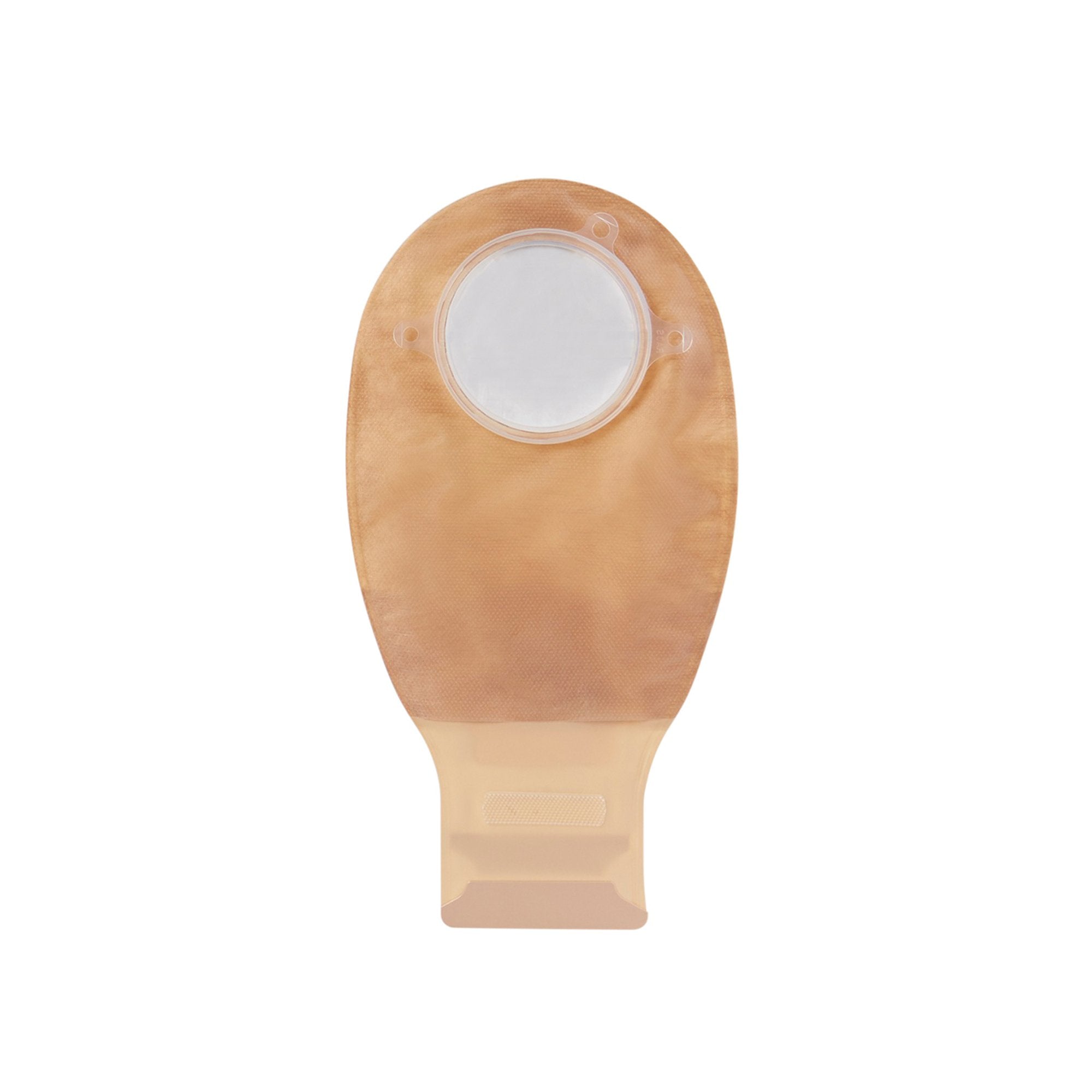 Ostomy Pouch Natura + Two-Piece System 12 Inch Length 1-1/4 to 1-3/4 Inch Stoma Drainable, Tail Closure