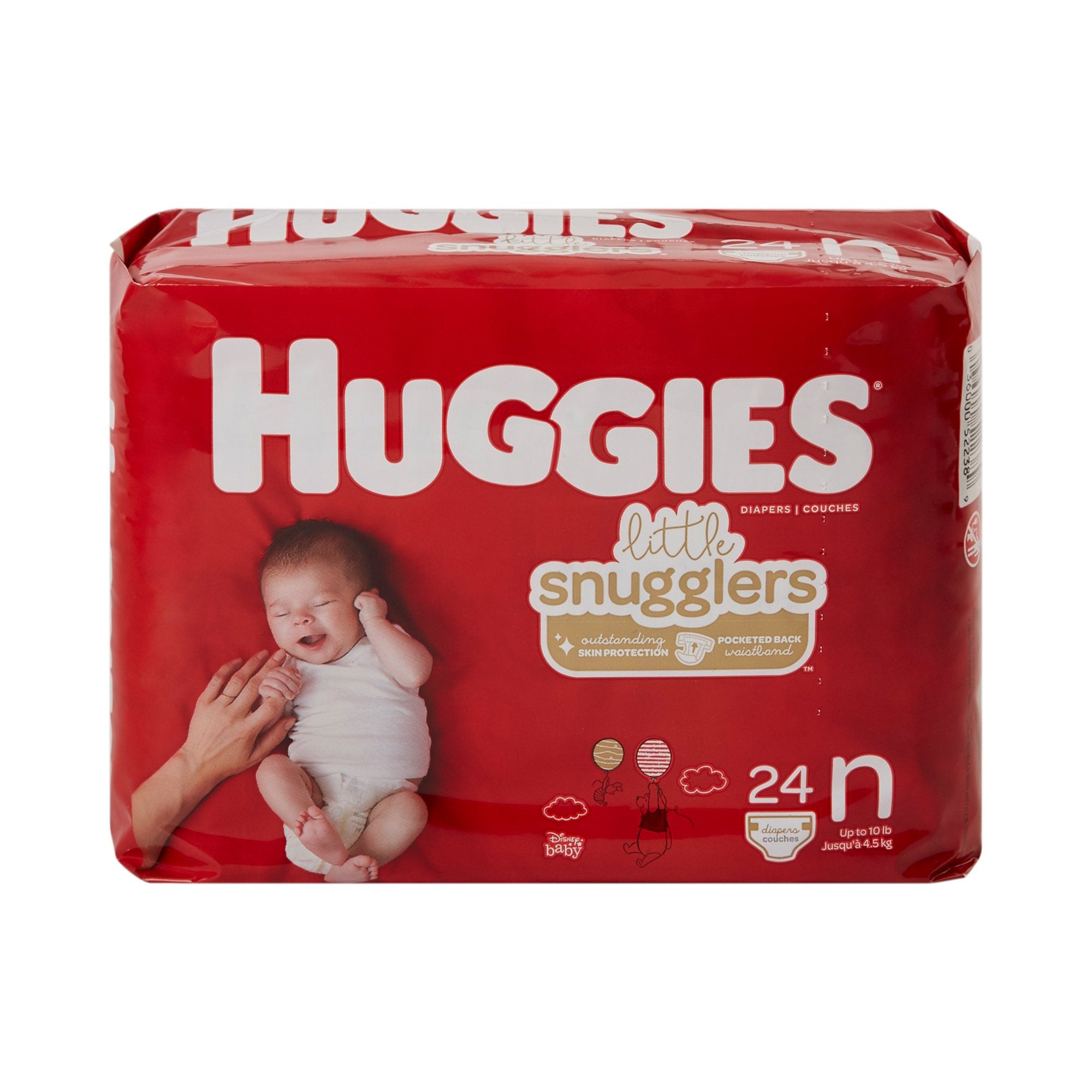 Unisex Baby Diaper Huggies Little Snugglers Newborn Disposable Heavy Absorbency