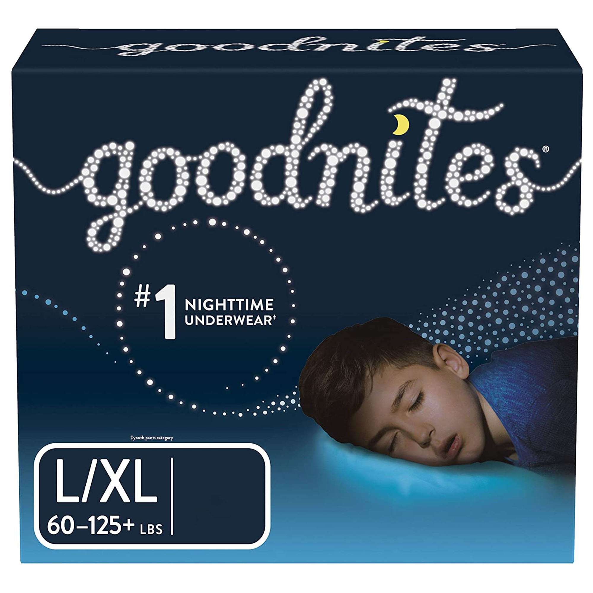 Male Youth Absorbent Underwear GoodNites Pull On with Tear Away Seams Size 6 / X-Large Disposable Heavy Absorbency