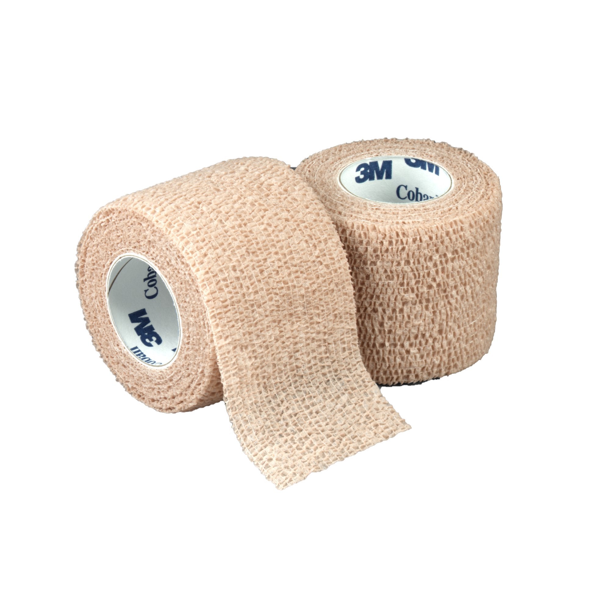 Cohesive Bandage 3M Coban 2 Inch X 5 Yard Standard Compression Self-adherent Closure Tan NonSterile