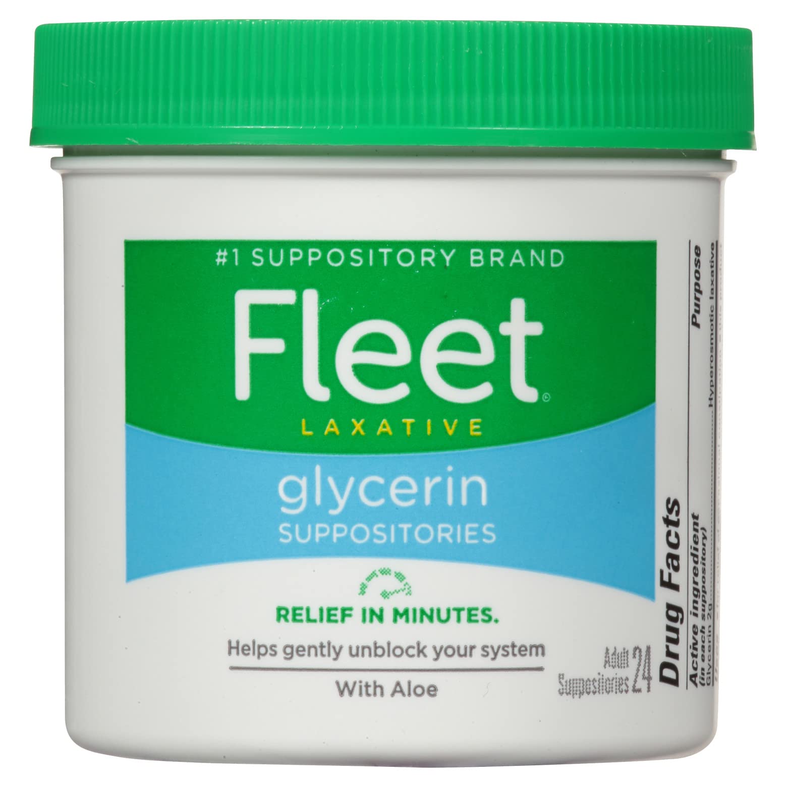 Fleet Suppos Adult Size 24s Fleet Adult Glycerin Suppository Laxatives