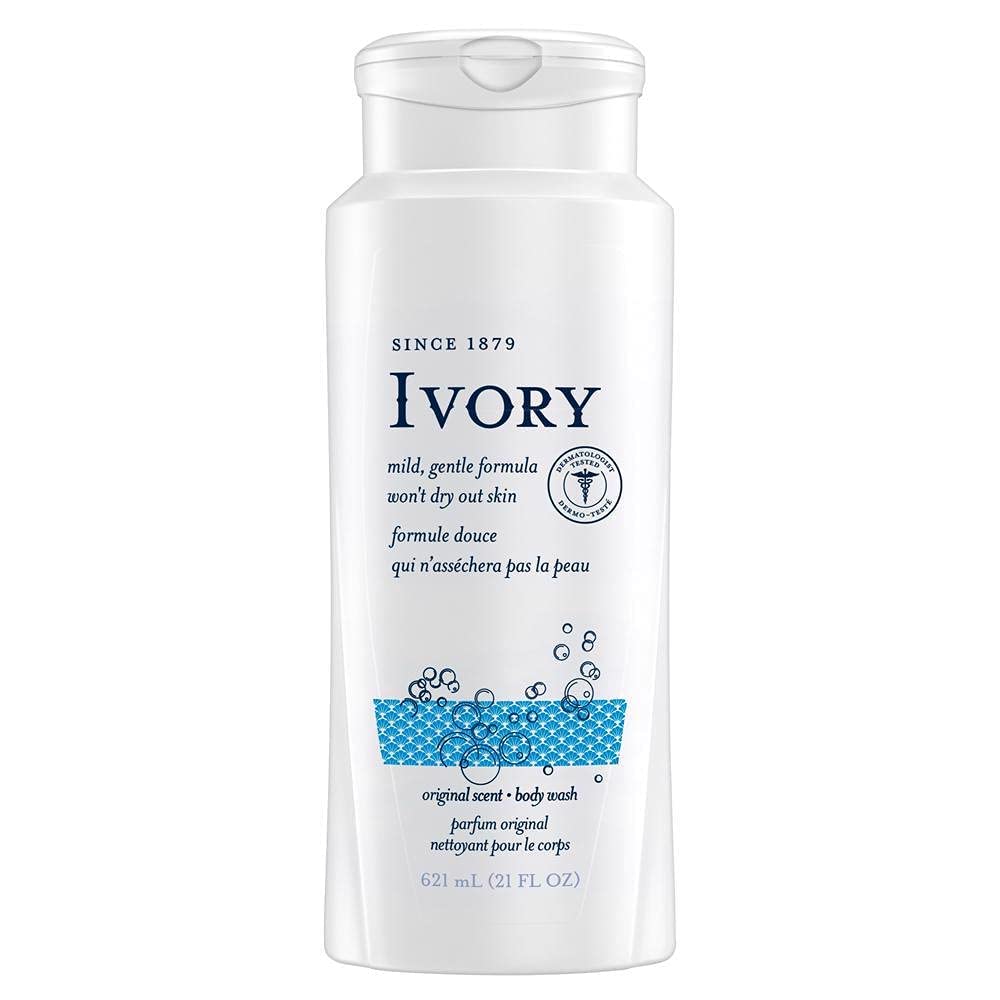 Ivory Original Body Wash, 21 oz (Pack of 3)
